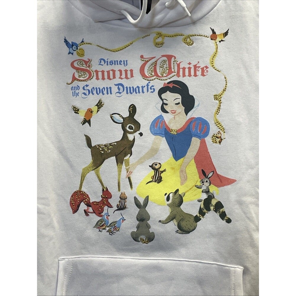 NEW! Disney Princess Snow White Hoodie Women’s Size Small Embroidered Details - Picture 2 of 9